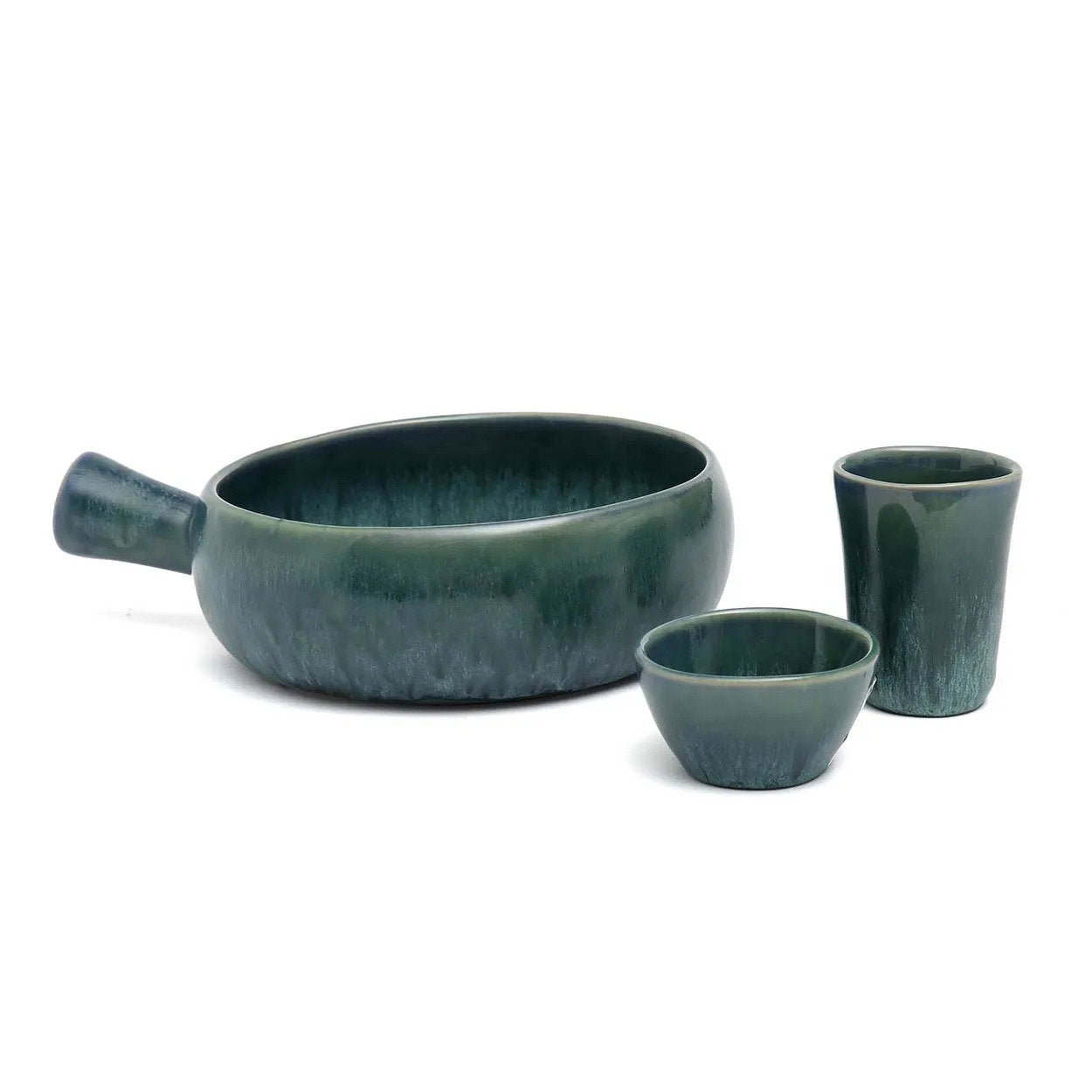 Aqua Espresso Cup – Set of 4 | Handcrafted Ceramic