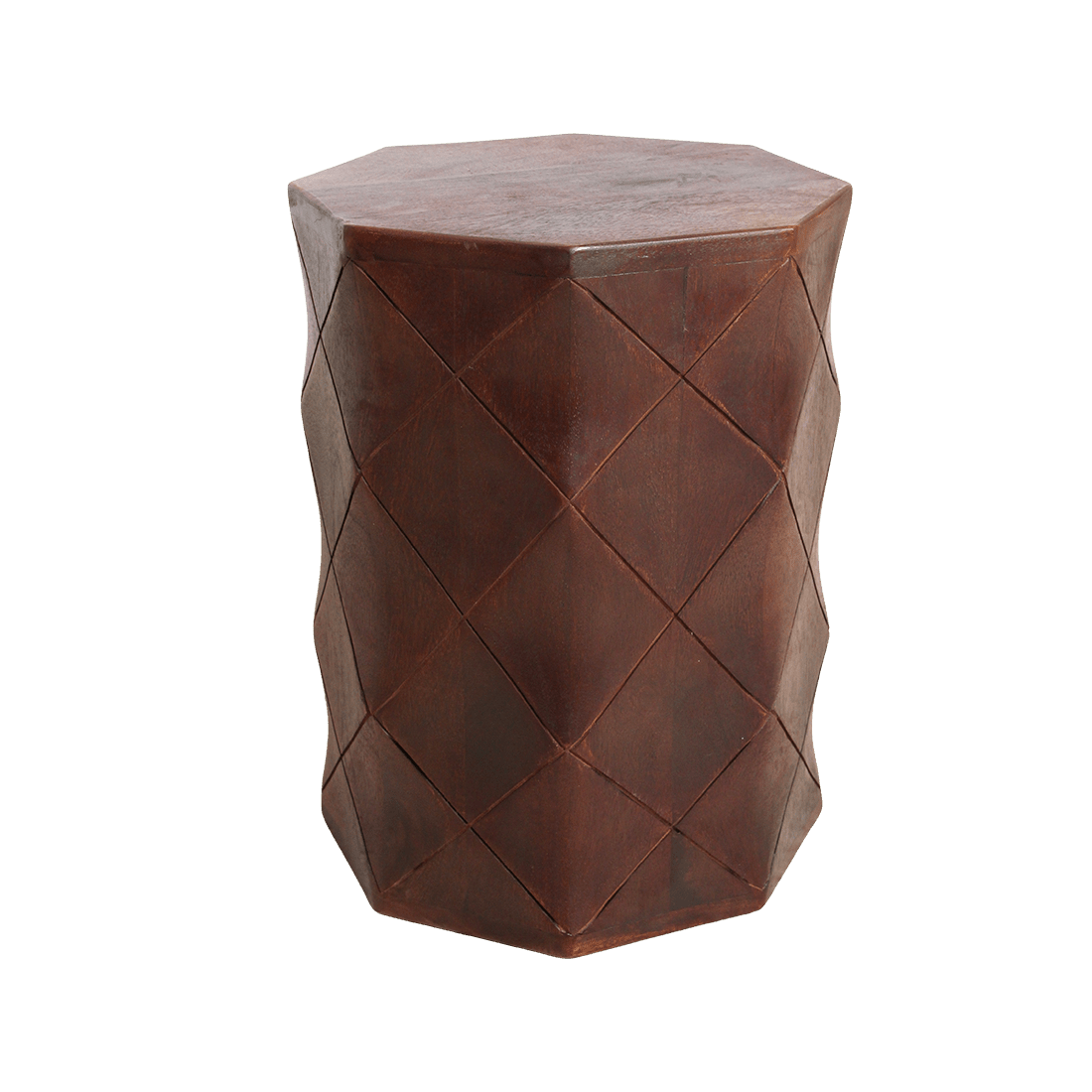 Pacific Mango Wood Stool - Side Table – Tonga - 