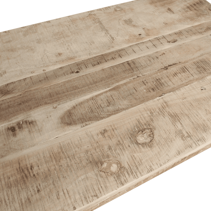 Close-up of a wooden surface with visible grain and texture