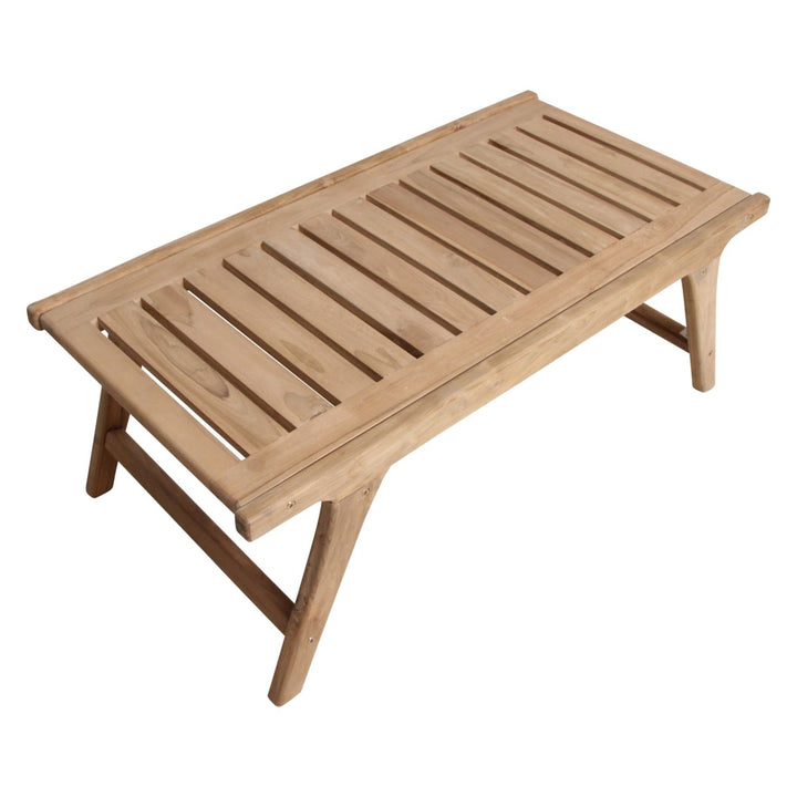 Odin Teak Outdoor Coffee Table – Natural - 