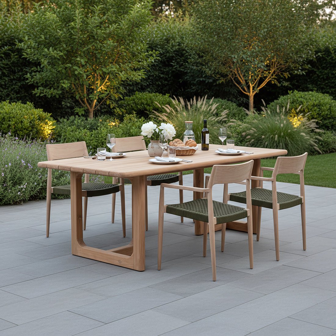 Primavera Teak Garden Table – FSC Recycled – 200 cm - 