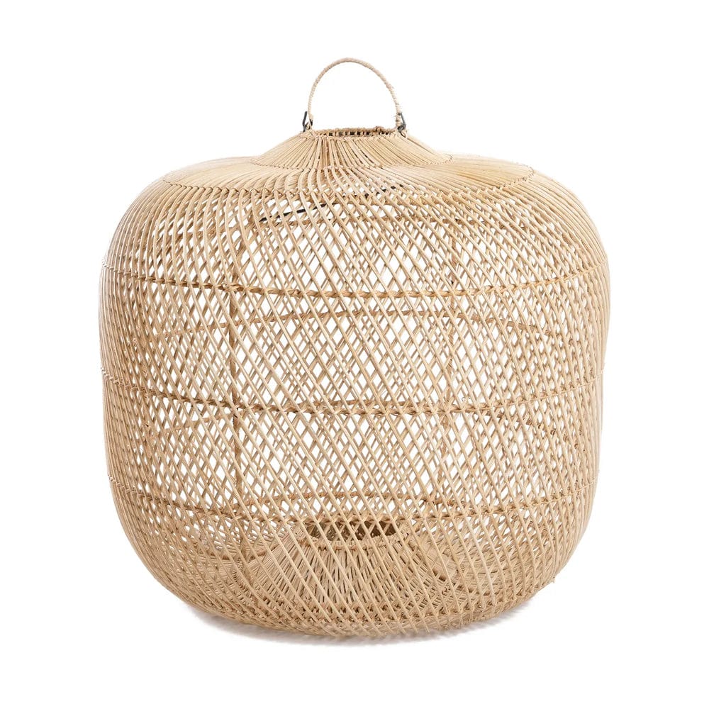 Batu Bolong medium natural rattan pendant lamp, 50 cm