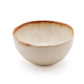 Cascais Cereal Bowl 15cm Set of 6 in white and gold, handmade earthenware, dishwasher safe.