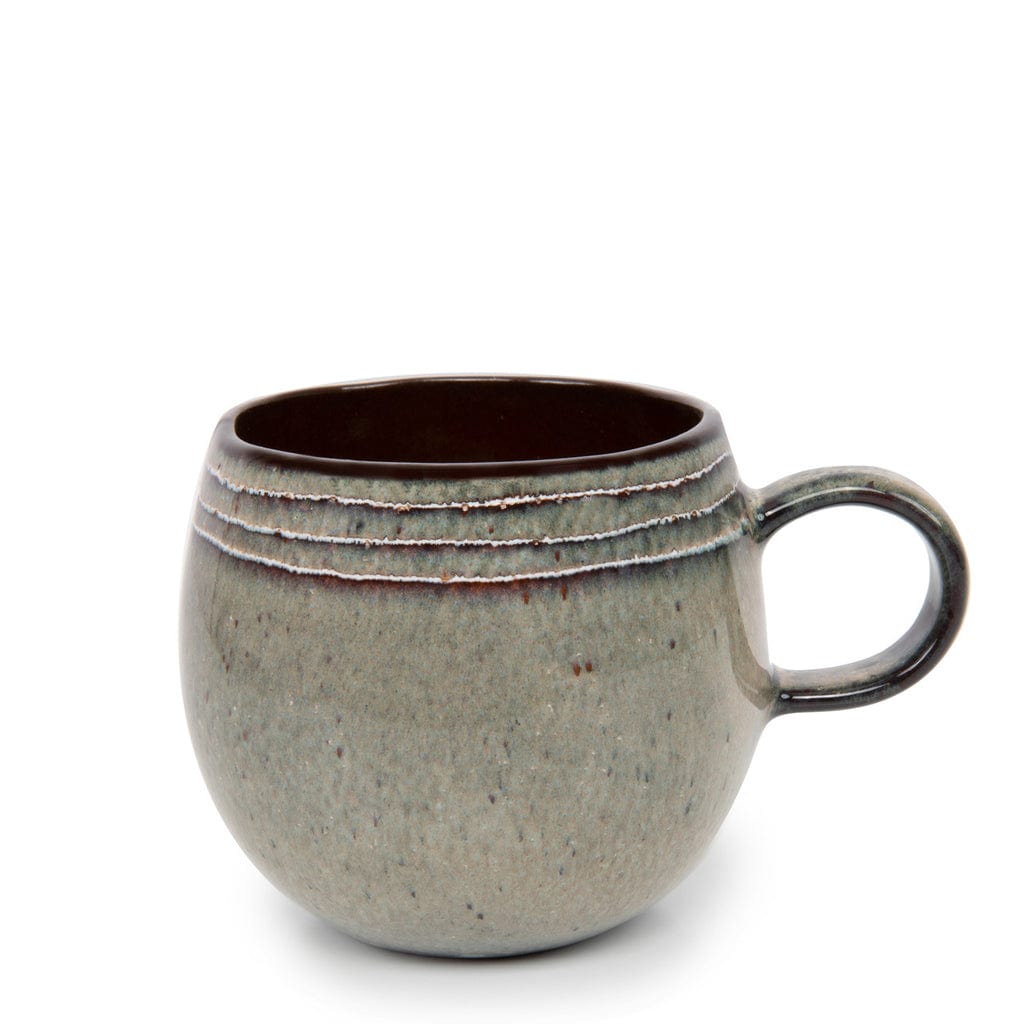 The Comporta Coffee Cup - L - Set of 6, high-quality earthenware, elegant design, 9.5cm height, vibrant color, dishwasher-safe.