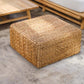 Hyacinth Pouf Square - Natural -