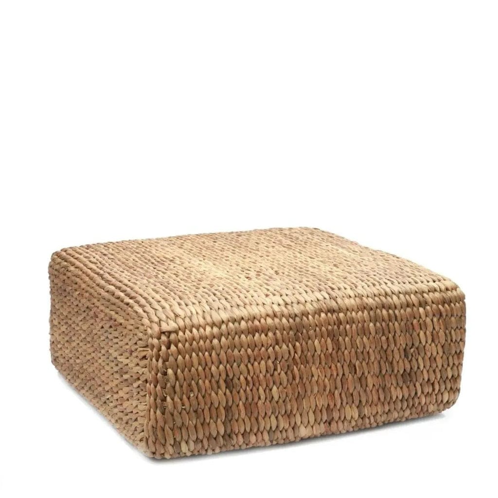 Hyacinth Pouf Square - Natural -