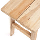 The Makara Stool  - Natural reclaimed teak wood