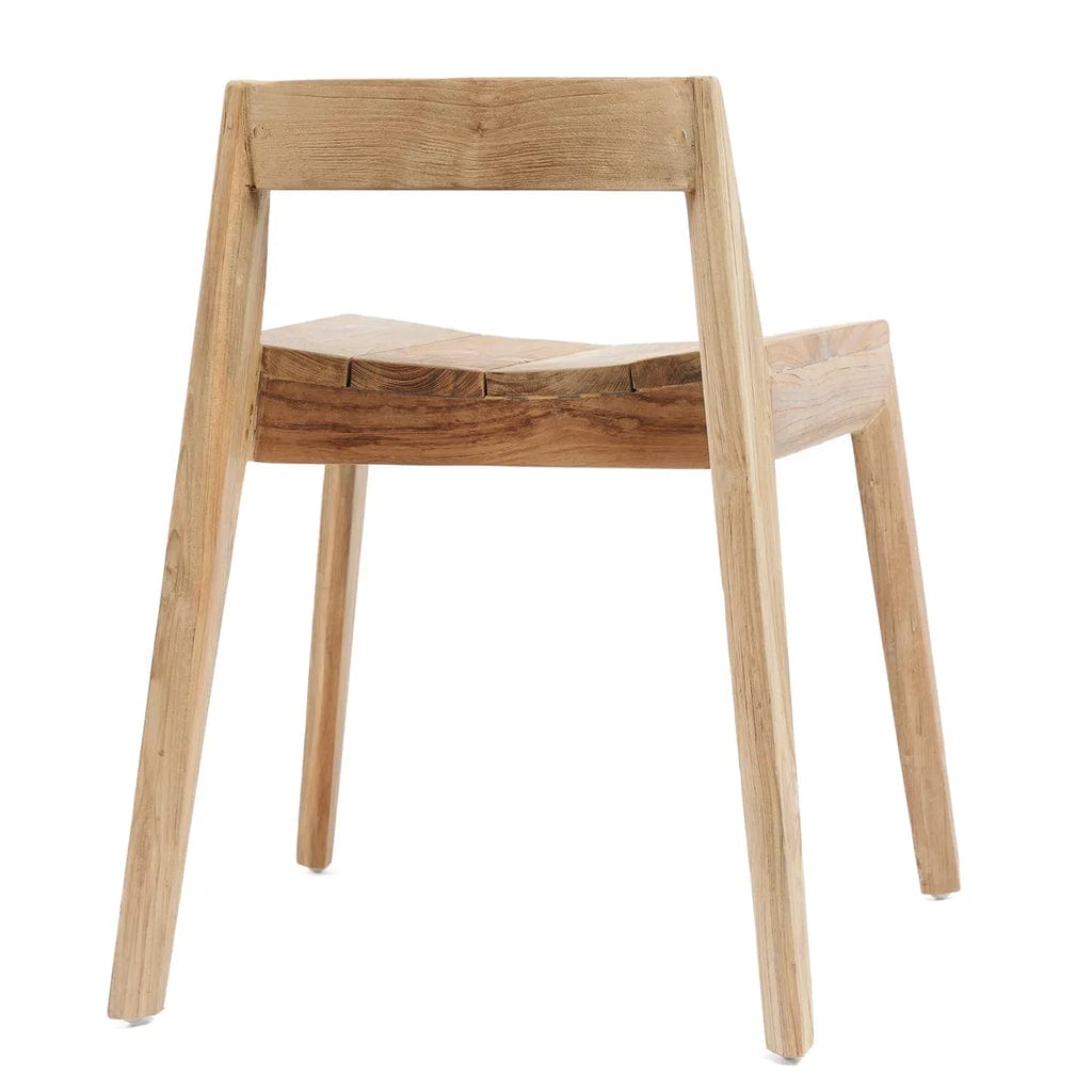 Ydra Dining Chair - Natural, Outdoor, Reclaimed Teak Wood.