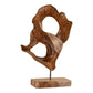 Donato Teak Sculpture – Unique Organic Nature-Inspired Design