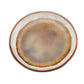 Comporta Appetizer Plate 17cm with crackle glaze, handcrafted Portuguese ceramic.