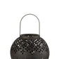 J-Line Ball Perforated Black Matte Iron Lantern – 30 cm