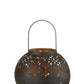 J-Line Ball Perforated Black Matte Iron Lantern – 30 cm