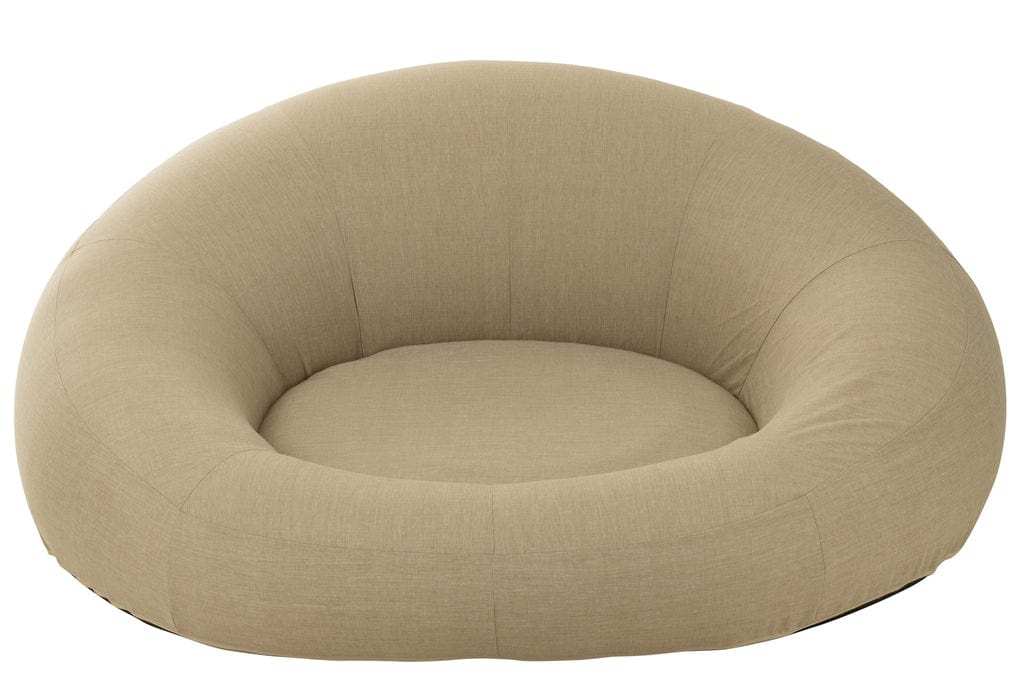 J-Line Beige Donut Mattress – Polypropylene