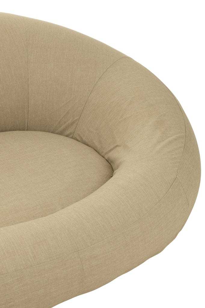 J-Line Beige Donut Mattress – Polypropylene