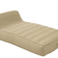 Beige Mattress Helene made of polypropylene and PVC, ideal for versatile lounging.