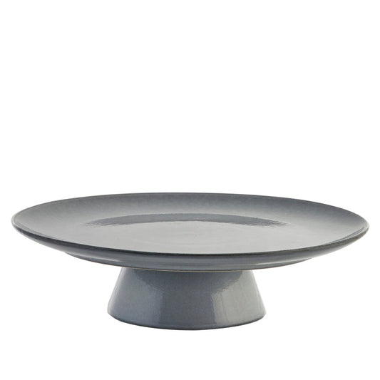 Amera Cake Stand 32cm Grey - Unique Handmade Tableware by Lene Bjerre