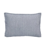 "Plush, handcrafted Fiona cushion in blue gentle hues, perfect for enhancing home comfort and decor, OEKO-TEX® certified for safety and sustainability."