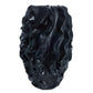 Sannia Ceramic Vase in sleek black, measures 33x33x48cm, with a bold and modern design.