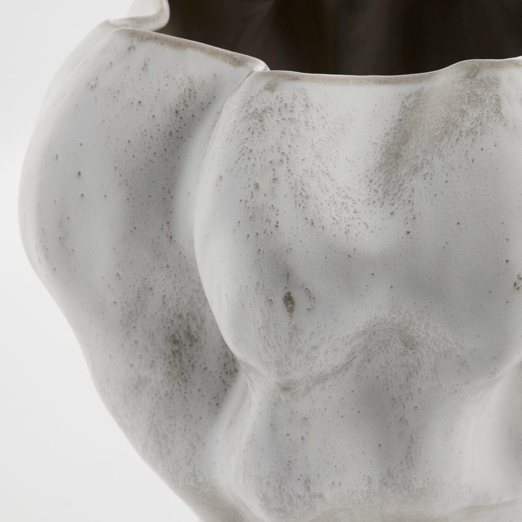 The Viola Vase 33x33 cm White