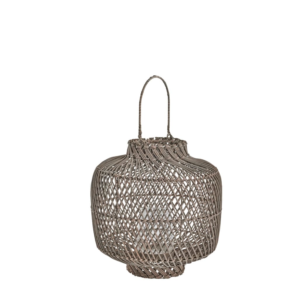 The Harper Lantern 30x30 cm Rattan