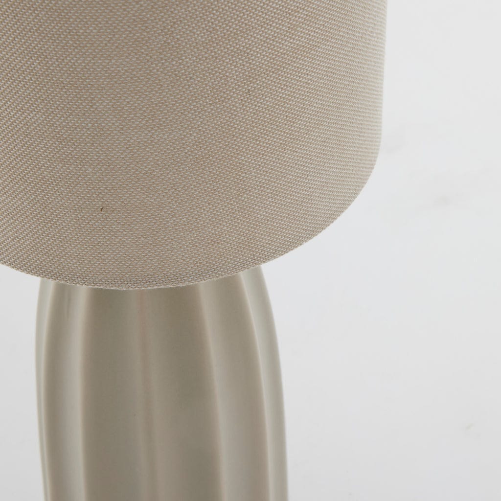 The Sarah Table Lamp 14x14xh34 cm Linen