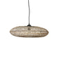 Novie Bamboo Pendant Lamp - Nature-Inspired Ceiling Light 50x50cm, eco-friendly bamboo design.