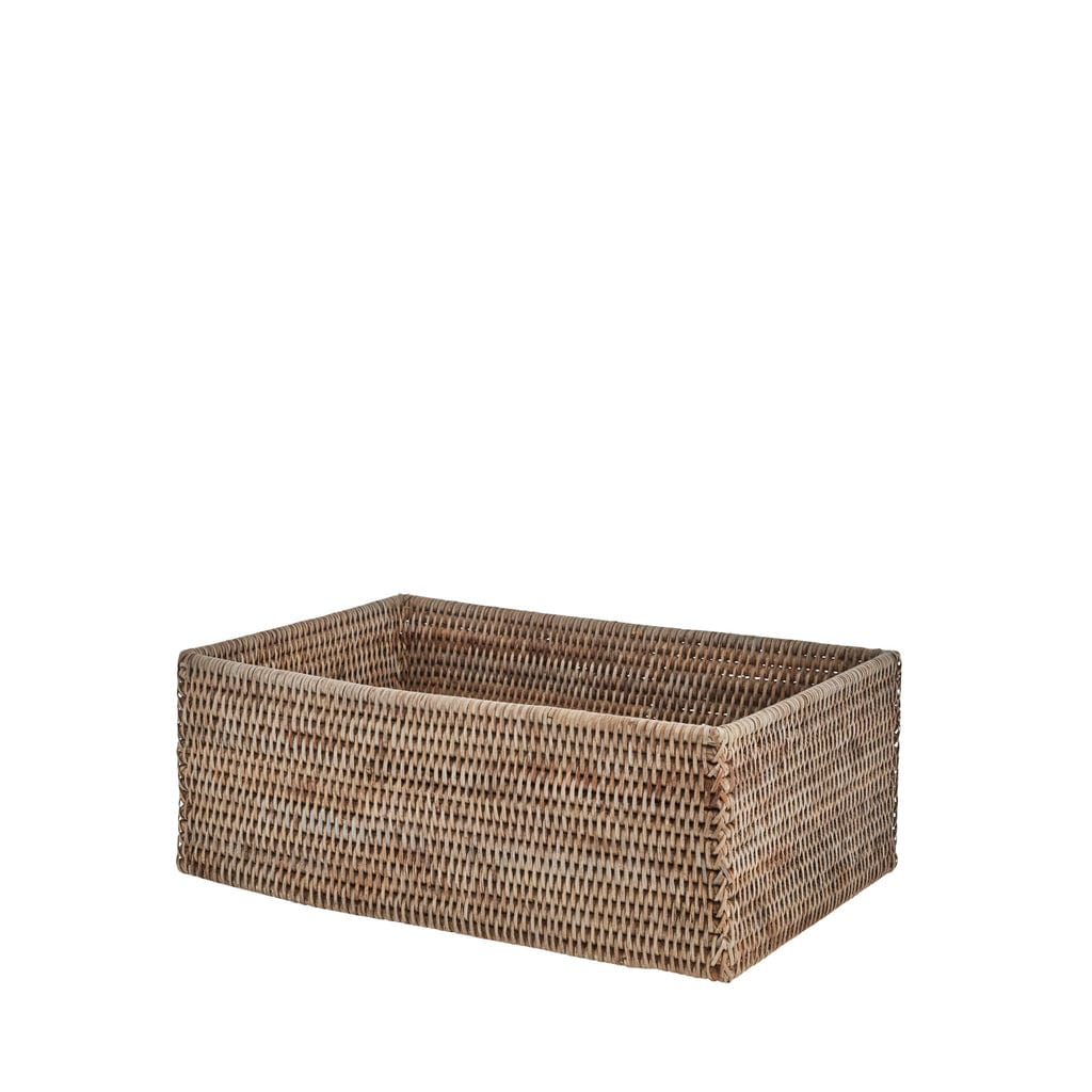 The Norah Box 40x25 cm – Handwoven Rattan Storage Box | Natural Home Décor