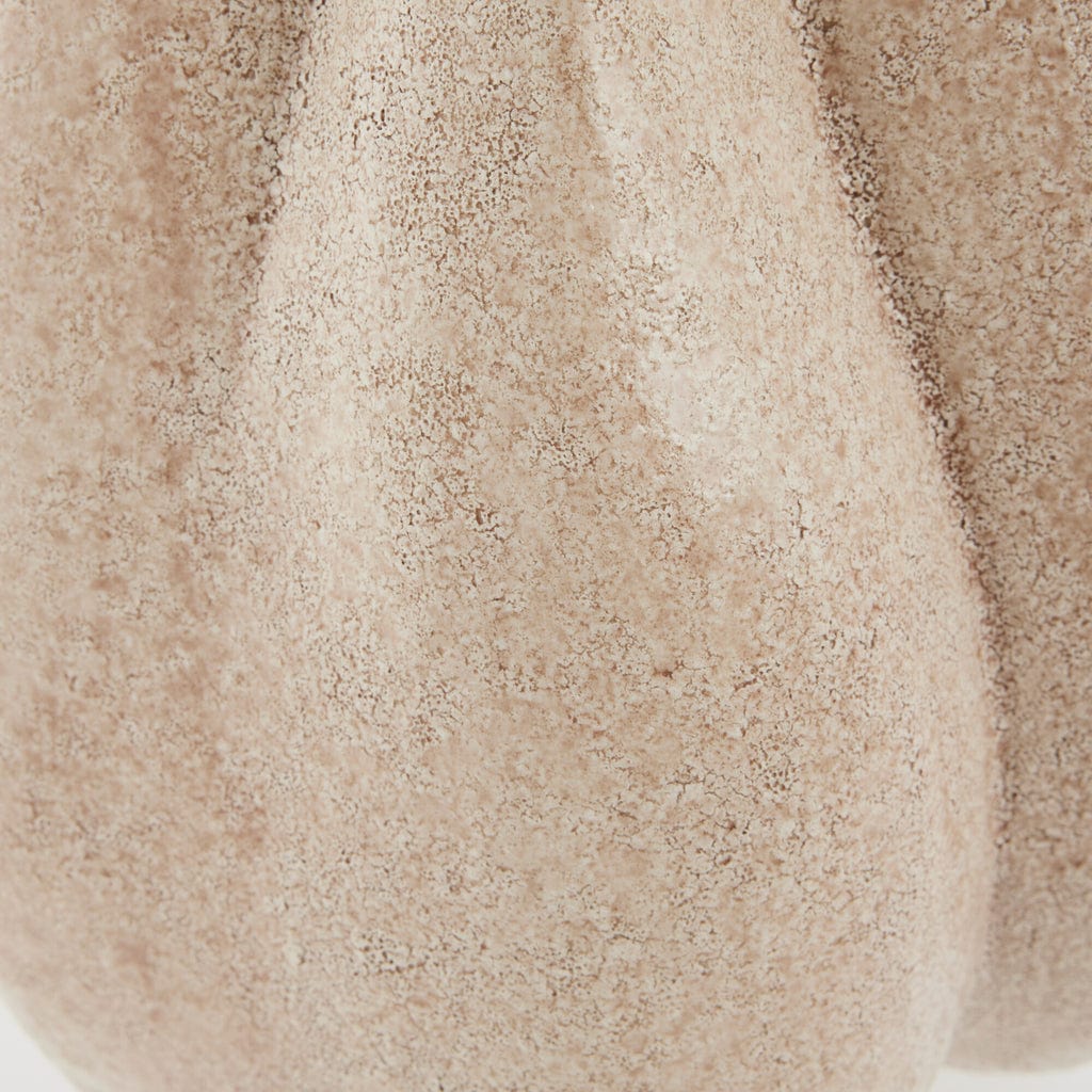 The Valona Vase h30cm Linen Stoneware