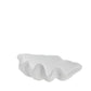 Shella Seashell 32x21 cm White decorative piece in elegant poly resin, ocean-inspired home decor.
