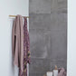"Molli Bath Towel: Luxurious Spanish Villa  shade, 100% organic cotton. Size: 140x70 cm."