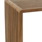 J-Line Set of 2 Recycled Teak Cube Coffee Tables – Natural Finish